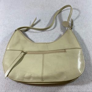 Rolfs Bag  Vintage Cream Purse Bag leather bag Feminine handbag exterior pocket